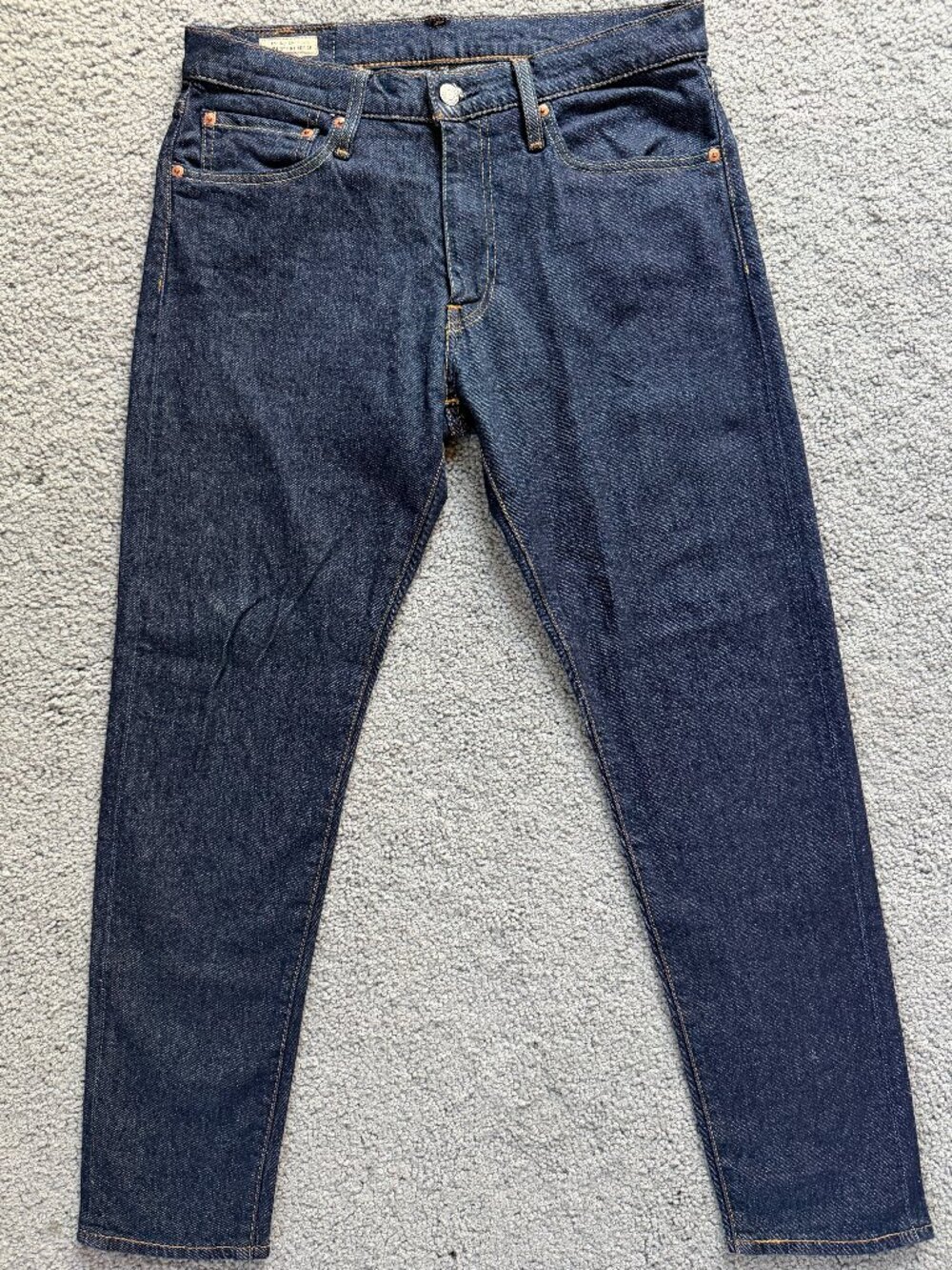 Levi's Premium 512 Slim Taper Dark Indigo Indigo "Big E" Jeans 32x30 - EUC